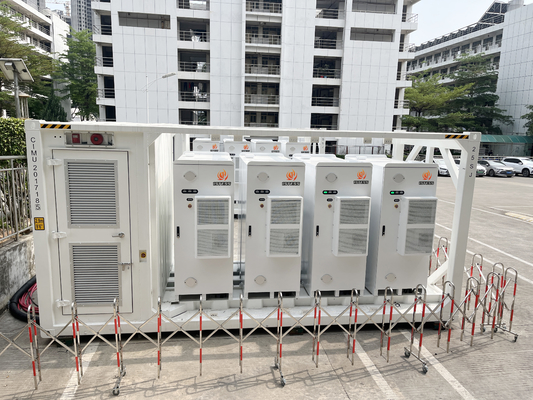 400V - 800V ระบบเก็บพลังงานแบตเตอรี่แบบบรรจุ 20 ฟุต แพ็คแบตเตอรี่แบบโมดูล
