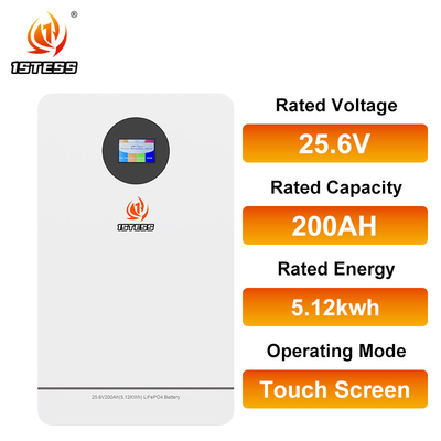 25.6V 200Ah 5.12Kwh บ้านเก็บพลังงาน แบตเตอรี่ แพ็คอายุ