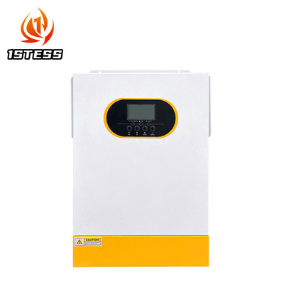 RS232 RS485 อินเตอร์เฟซการสื่อสาร 6.2kW Off Grid Hybrid Inverter สําหรับระบบพลังงานแสงอาทิตย์ 48V Input และความถี่ 50Hz/60Hz