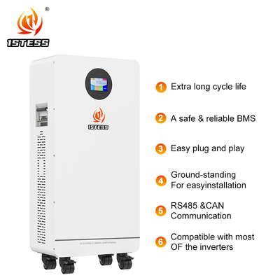 15.36kwh 51.2V 300Ah LiFePO4 แบตเตอรี่ลิธีอุปกรณ์เก็บพลังงาน