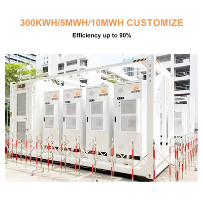ระบบแบตเตอรี่เก็บพลังงาน 1mwh 2mwh 3mwh 4mwh 5mwh LiFePO4 ESS ระบบแบตเตอรี่ทั้งหมดในเครื่องเดียว