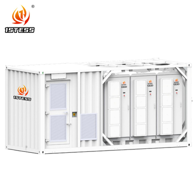 ระบบเก็บพลังงานในถังขนาด 40 ฟุต 500KWH 1MWH 2MWH แบตเตอรี่แสงอาทิตย์ความแรงสูง