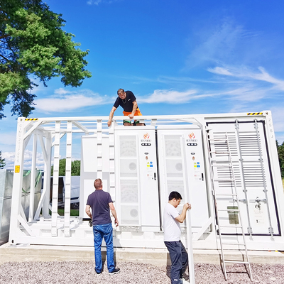 ระบบเก็บพลังงานถัง 20 ฟุต BESS แบตเตอรี่ 1MW สําหรับอุตสาหกรรมและการค้า