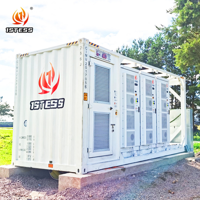 ระบบเก็บพลังงาน แบตเตอรี่ลิทธิียม ถังพลังงาน เครื่องเย็นของเหลว 500 KWh 1MWh 2MWh ถังเก็บพลังงาน