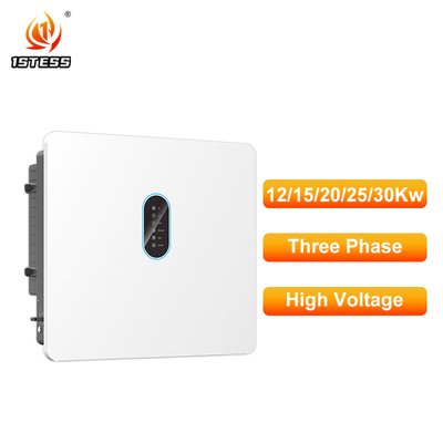 12kw 15kw 20kw 25kw 30kw ไฮบริดโซลาร์อินเวอร์เตอร์ 120V-800V สามเฟส IP66 สะอาด Sine Wave ON/Off Grid โซลาร์อินเวอร์เตอร์ที่มี MPPT