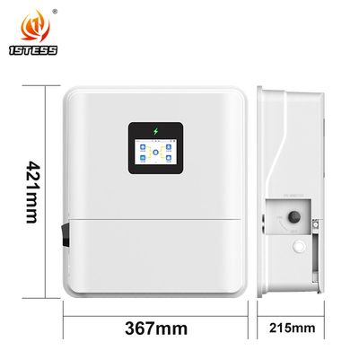 อินเวอร์เตอร์ไฮบริดพลังงานแสงอาทิตย์ IP65 เฟสเดียว 48V 3kw 3.6kw 4.6kw แบบ On/Off Grid 48V คลื่นไซน์บริสุทธิ์ 5kw 6kw พร้อม MPPT