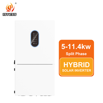 อินเวอร์เตอร์พลังงานแสงอาทิตย์แบบไฮบริดประสิทธิภาพสูง 5-11kW แบตเตอรี่ระยะแยก 48V แบคเกป UL1741SB รับรอง