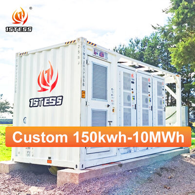 All in One Modular Design Energy Storage Container System สามารถปรับขนาดได้จาก 150kWh ถึง 10MWh ความจุด้วยแบตเตอรี่ลิธีโอ Lifepo4