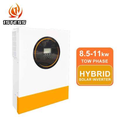 Wifi Remote Monitoring 48V Single Phase 8.5kw 11kw Off Grid Hybrid Solar Inverter สะอาด สายไซน์เวฟ MPPT
