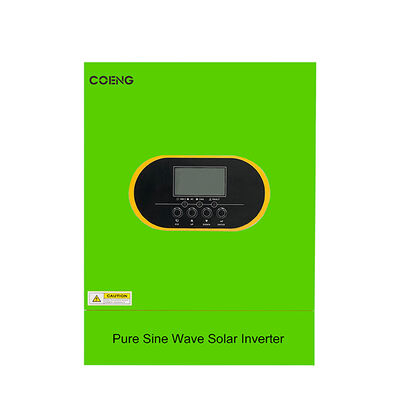 อินเวอร์เตอร์พลังงานแสงอาทิตย์แบบออฟกริด 5.5kw 6.2kw 48V เฟสเดียว คลื่นไซน์บริสุทธิ์ ไฮบริด MPPT ทำงานได้โดยไม่ต้องใช้แบตเตอรี่สำหรับการสำรองไฟ