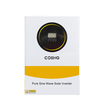 48V 6.2kw Single Phase Off Grid Hybrid Solar Inverter พร้อมคลื่นไซน์บริสุทธิ์และเครื่องชาร์จ MPPT สําหรับสํารองที่บ้าน