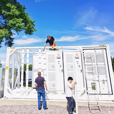 คอนเทนเนอร์โมดูล การเก็บพลังงาน 400-800kW สําหรับการกําจัดและรักษาความมั่นคงของเกรดพิก