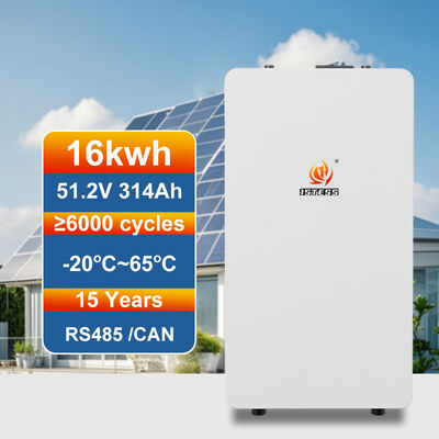 แพ็ค LiFePO4 ที่น่าเชื่อถือ 16kWh พร้อมการปรับปรุงฟอร์มแวร์อัตโนมัติ