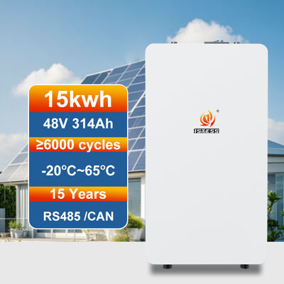 แบตเตอรี่ลิตยูม 15kWh 48V สําหรับระบบอินเวอร์เตอร์ไฮบริดนอกเครือข่าย
