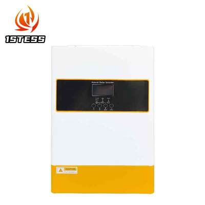 อินเวอร์เตอร์โซลาร์เซลล์ 6.2KW พร้อมเครื่องชาร์จ MPPT 120A อินพุต PV 500V การตรวจสอบระยะไกลผ่าน WiFi