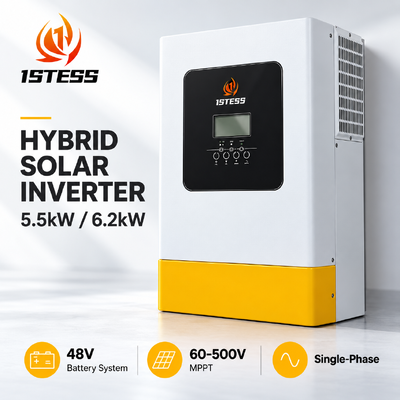 quality อินเวอร์เตอร์โซลาร์ไฮบริด 1stess 5.5kW / 6.2kW 48V factory